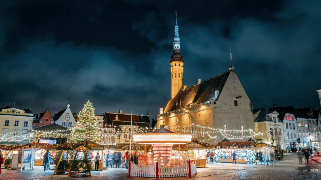 Tallinn skyline and Estonian coast for an Estonia travel guide