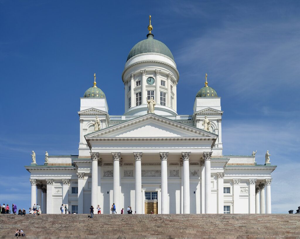 Helsinki Cathedral overlooking Senate Square
